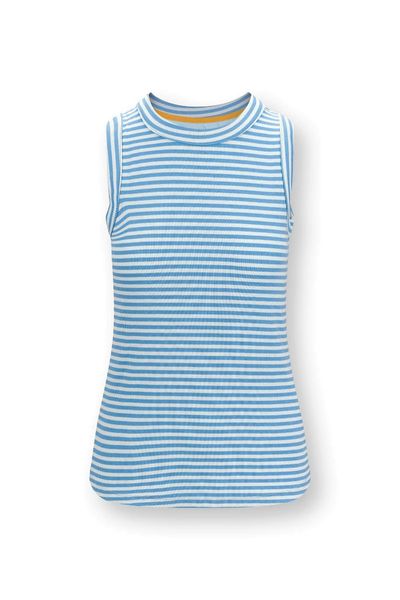 Trinity Ärmellos Top Little Sumo Stripe Blau