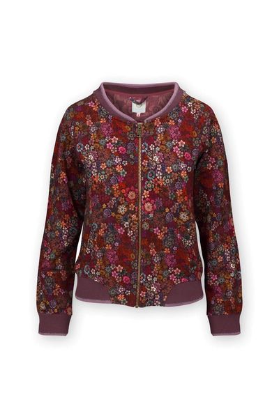 Jacke Tutti i Fiori Dunkelrot