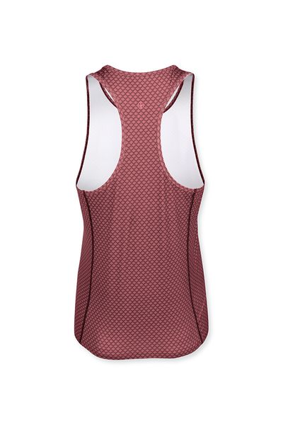 Sport Top Ärmellos Lace Flower Rosa