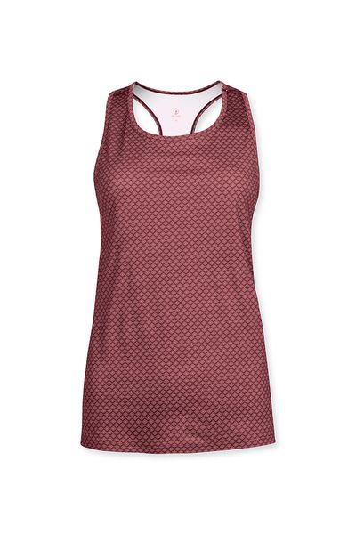 Sport Top Ärmellos Lace Flower Rosa