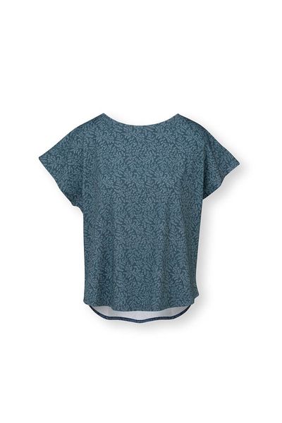 Sport Top Leafy Dots Blue