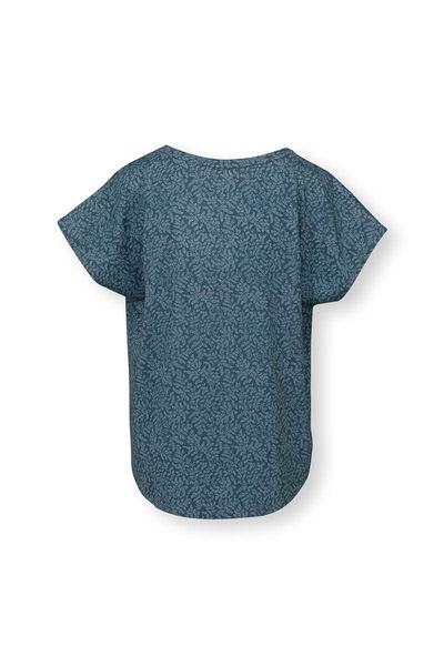 Sport Top Leafy Dots Blue