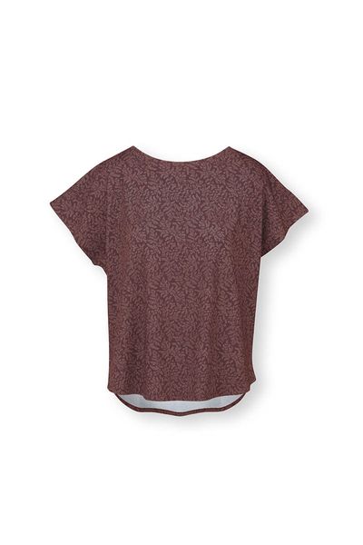 Sport Top Leafy Dots Terra Rood