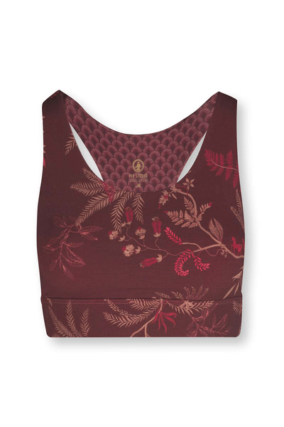 Sport Bra Isola Dark Red