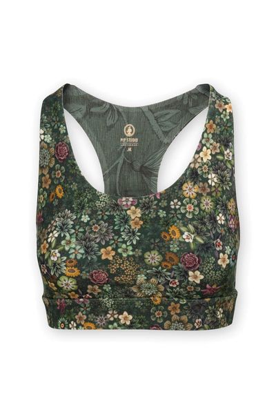 Sport Bra Tutti i Fiori Dark Green