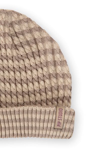 Beanie Stripe Zand