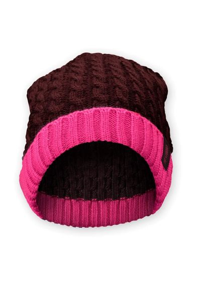 Beanie Colorblock Paars