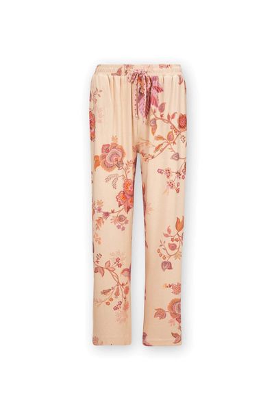 Trousers Long Cece Fiore White Pink 