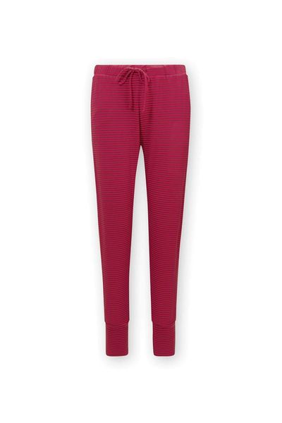Trousers Long Little Sumo Stripe Pink Dark Red