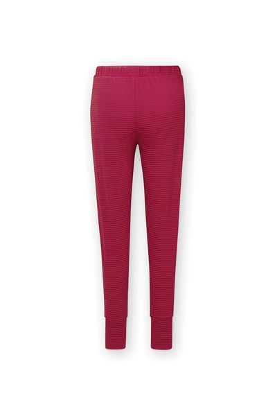 Pantalon Little Sumo Stripe Rose Rouge Foncé
