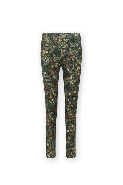 Lange Sport legging Tutti i Fiori Donkergroen