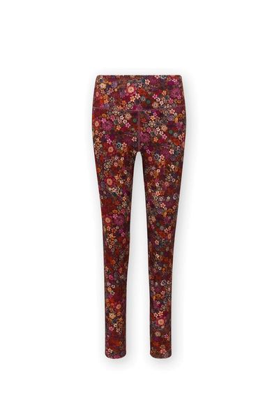 Collants de Sport Long Tutti i Fiori Rouge