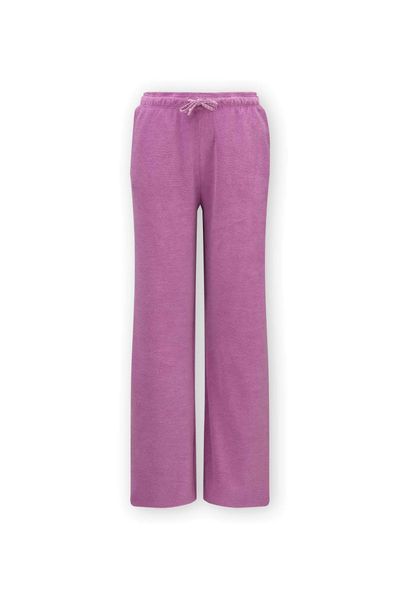 Long Straight Trousers Petite Sumo Stripe Lilac