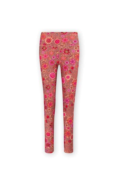 Lange Sportleggings Señorita Pip Dunkel Rosa