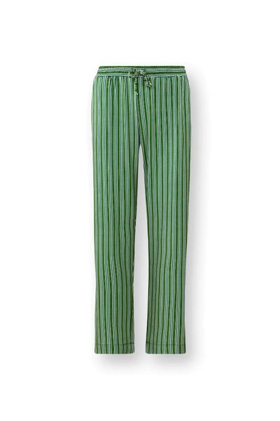 Belin Pantalon Kente Stripe Vert 