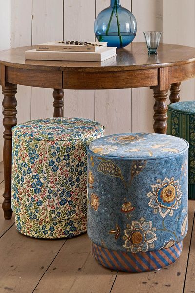 Stool Mumbai Morning Blue