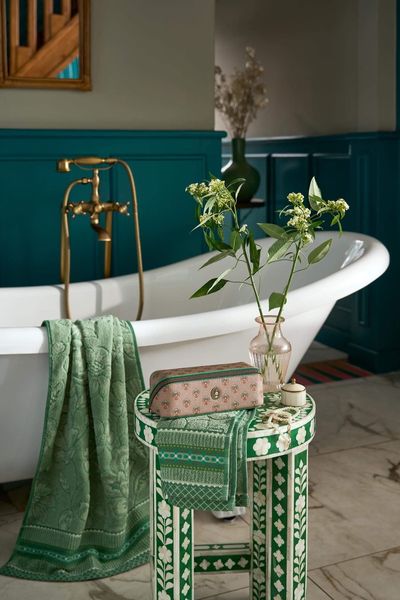 Necessaire Cyrille Klein Jaipur Flower Grün