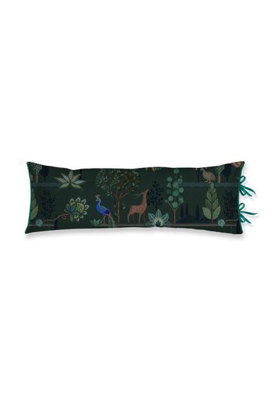 Cushion Rectangle Long Alberi Dark Green
