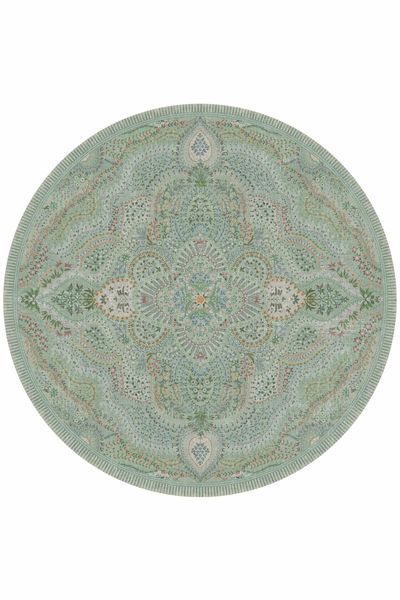 Runde Teppich Alfombra by Pip Hellgrün