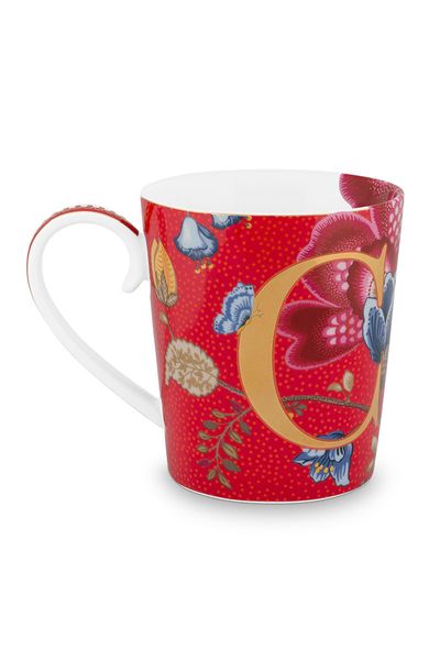 Letter Mug Red C