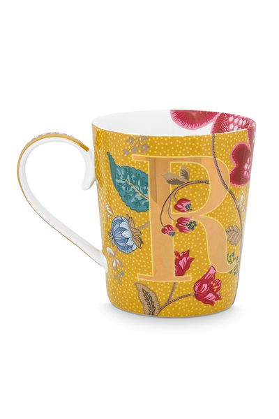 Letter Mug Yellow R