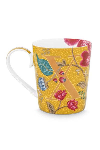 Letter Mug Yellow X