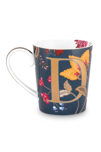 Letter Mug Blue D