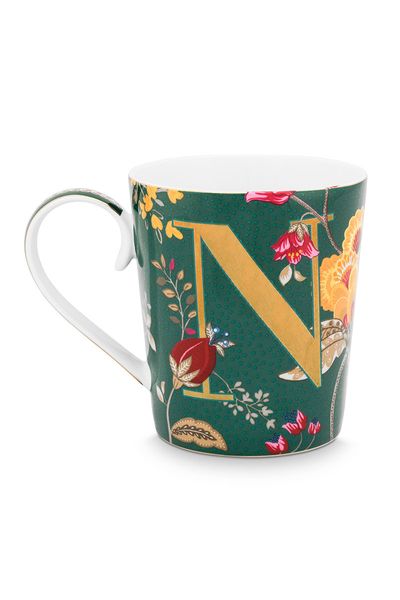 Letter Mug Green N