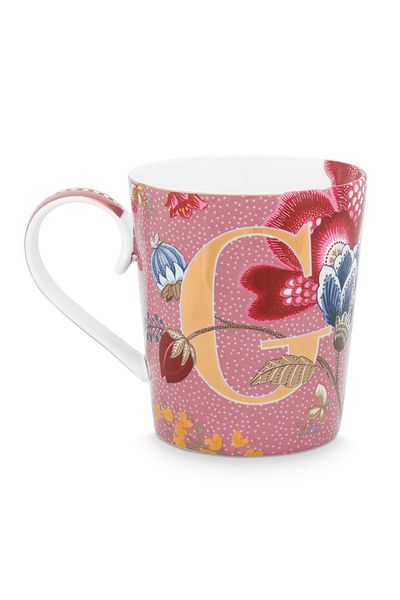Letter Mug Pink G
