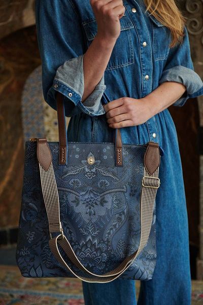 Tasche Rechteckig Kyoto Festival Blau