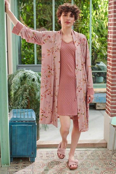 Kimono Kawai Flower Light Pink