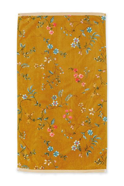 Bath Towel Les Fleurs Yellow 55x100 cm