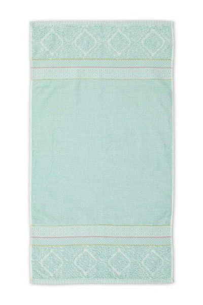 Bath towel Soft Zellige Blue 55x100 cm