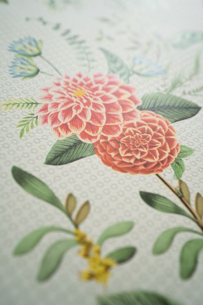 Papier Peint Mural Pip Studio Floris en Coloris Blanc