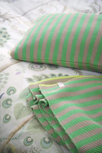 Quilt Bonsoir Stripe Grün