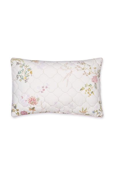 Quilted Zierkissen Bustani Weiß