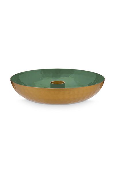 Kerze Schale Klein Grün 16 cm 