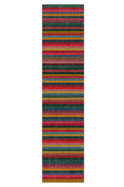 Carpet Runner Jacquard Stripes by Pip Multi