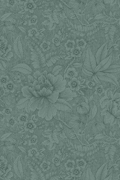 Pip Studio Casa dei Fiori Non-Woven Wallpaper Dark Green