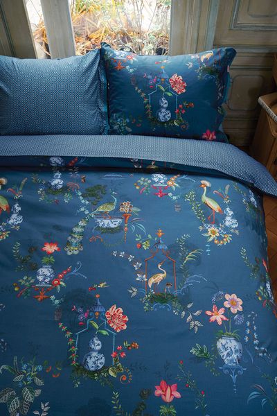 Pillowcase Chinese Porcelain Blue