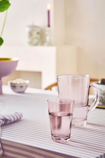 Lily & Lotus Longdrink Glass Twisted Lilac