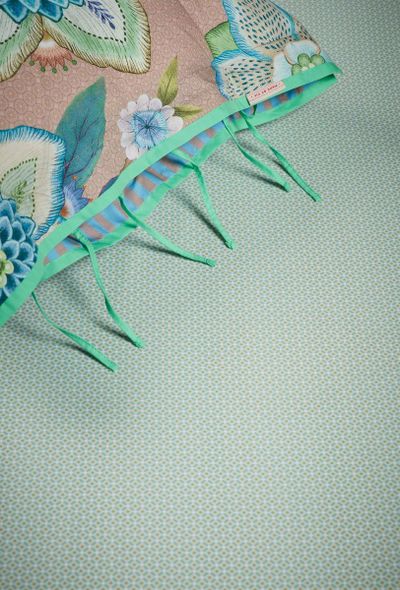 Spannbettlaken Cross Stitch Hellgrün