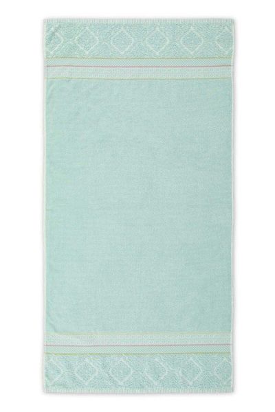 Large Bath towel Soft Zellige Blue 70x140 cm