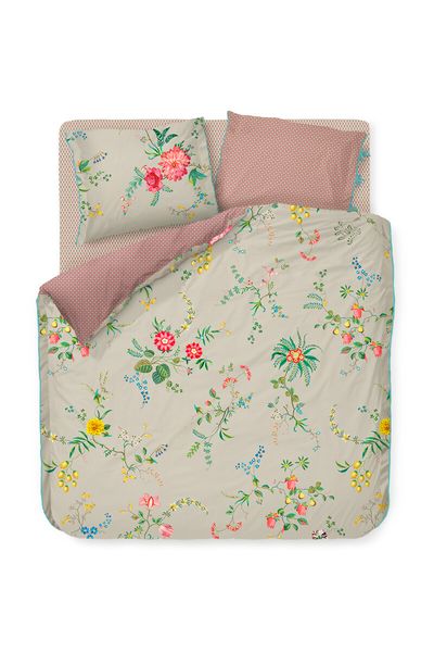 Duvet Cover Fleur Grandeur Khaki