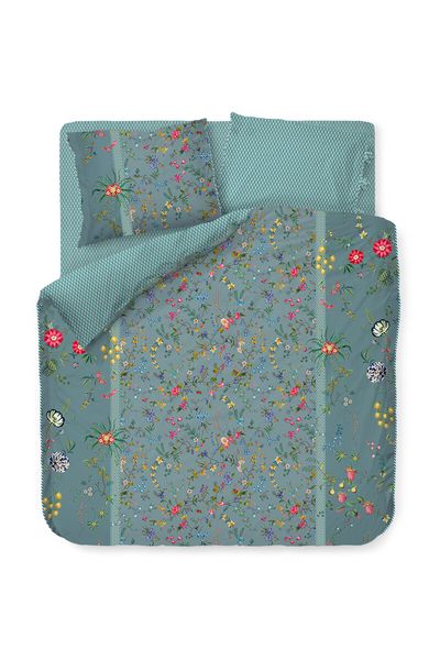 Dekbedovertrek Petites Fleurs Blauw