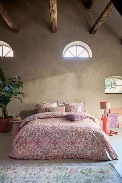 Duvet Cover Set El Bordado Pink