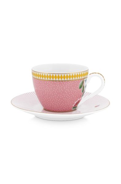 La Majorelle Espresso Tasse & Untertasse Rosa