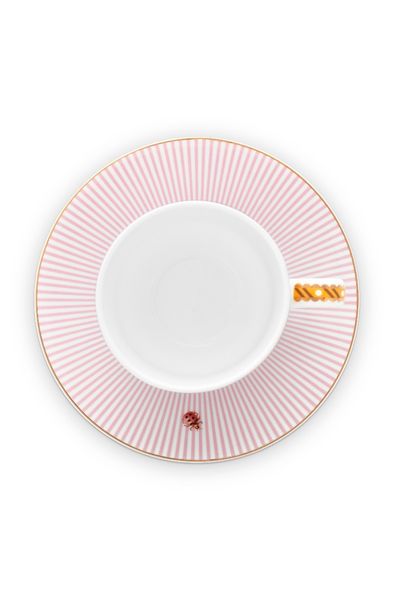 Tasse et Soucoupe à Expresso La Majorelle Rosa