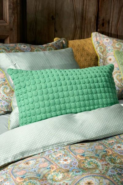 Cushion Fill in the dots Green