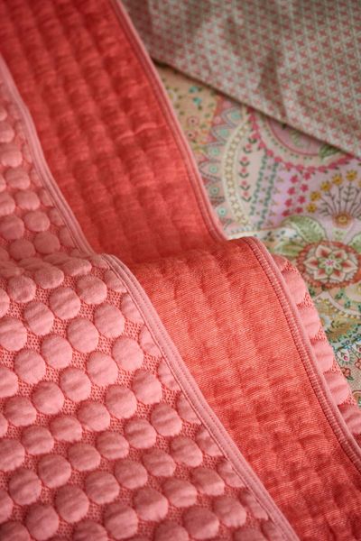 Plaid Fill in the dots Rosa